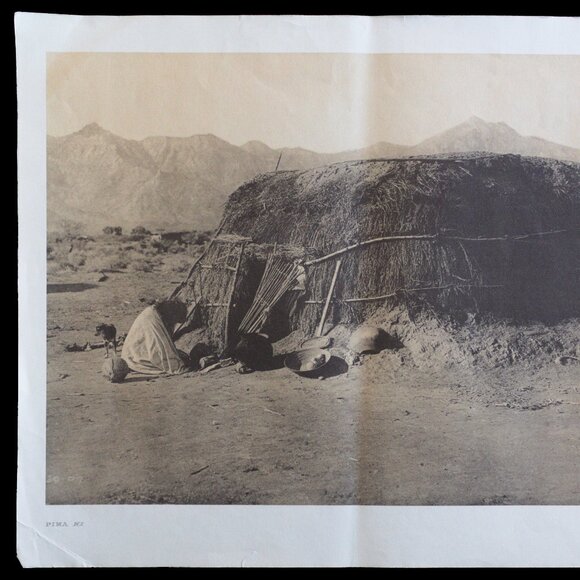 PIMA KI #98 Edward Sheriff Curtis Print - Picture 2 of 8